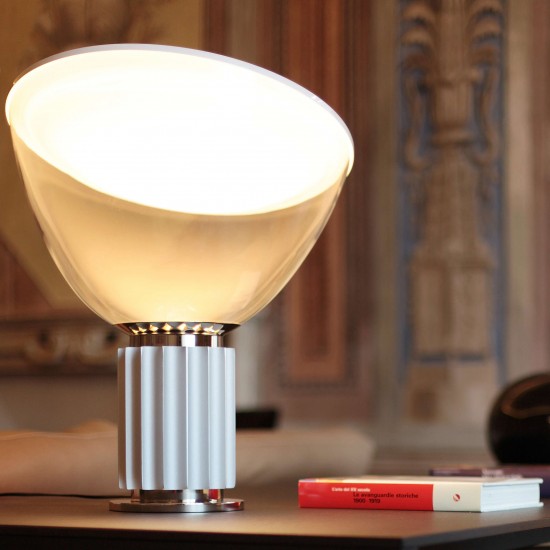 Flos Taccia Table Lamp Silver 2